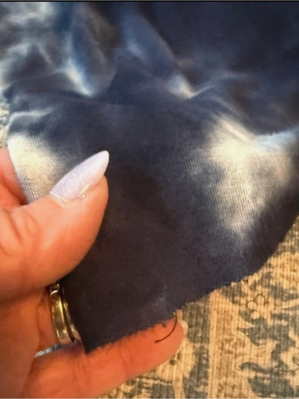 NATURAL LIFE Tie-Dye Wide Leg Palazzo Pants - Picture 4 of 6